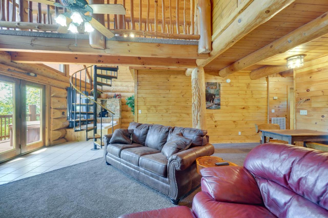 Smoky Mountain Vacation Rental Cabin With Hot Tub! Gatlinburg Exterior foto